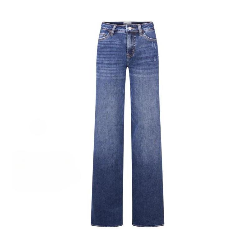 Women's straight-leg loose-fit jeans