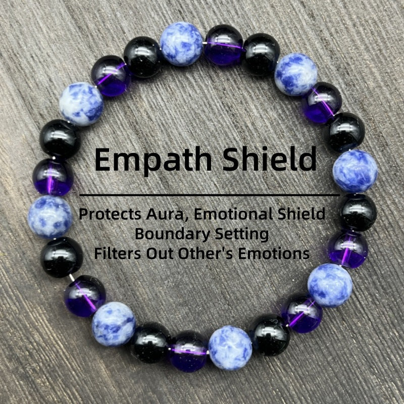 Amethyst Tiger Eye Stone Bracelet
