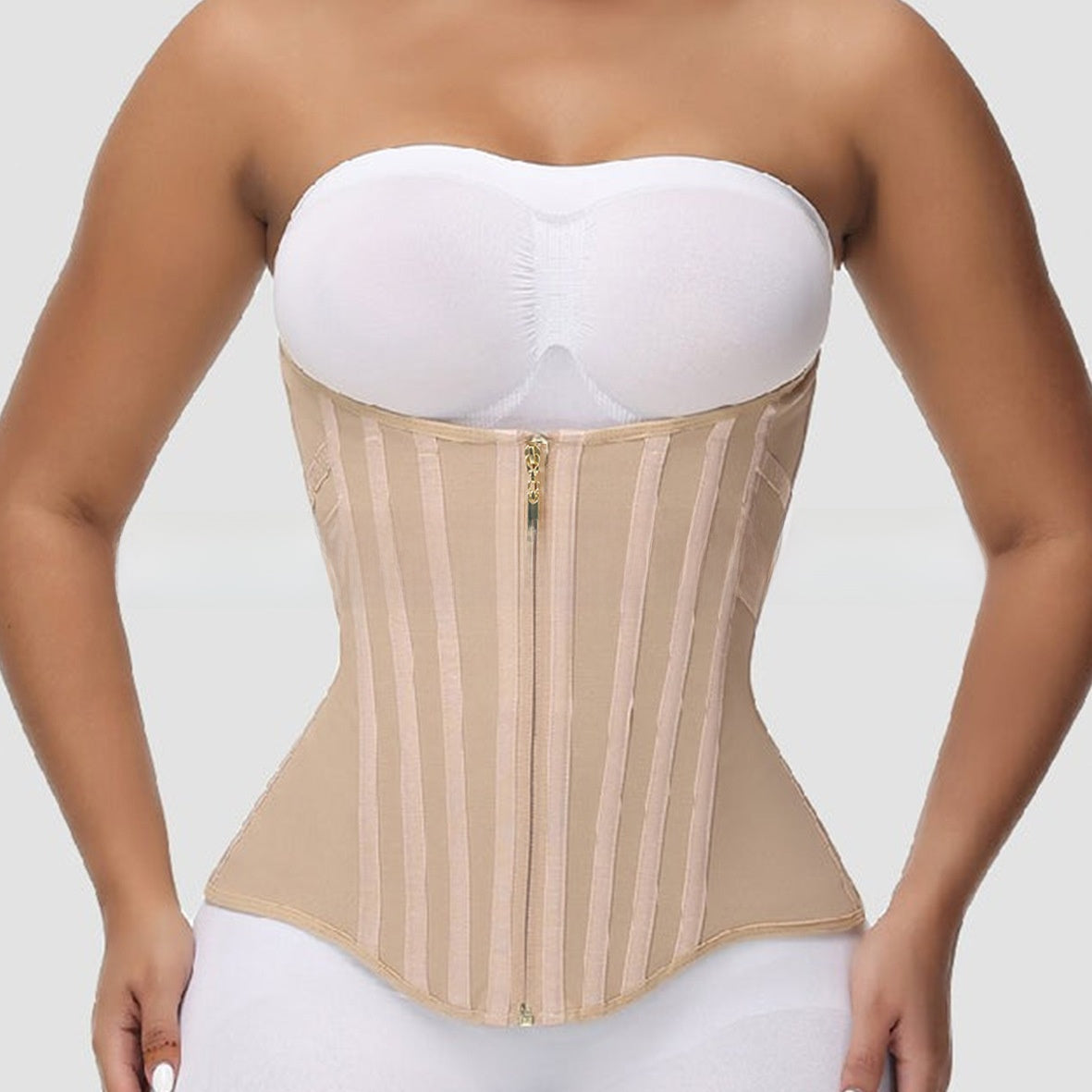 Mesh Waist Shaper with Inner Hooks