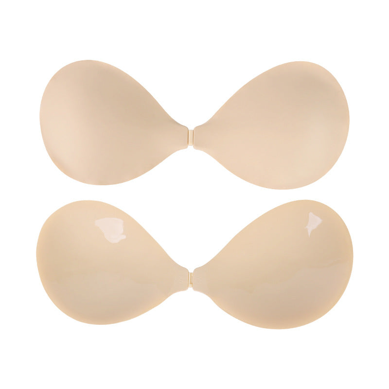Spot Wholesale Solid Silicone Breast Patch Invisible Traceless Ultra-Thin Breast Patch Push-Up Bra for Wedding Slings