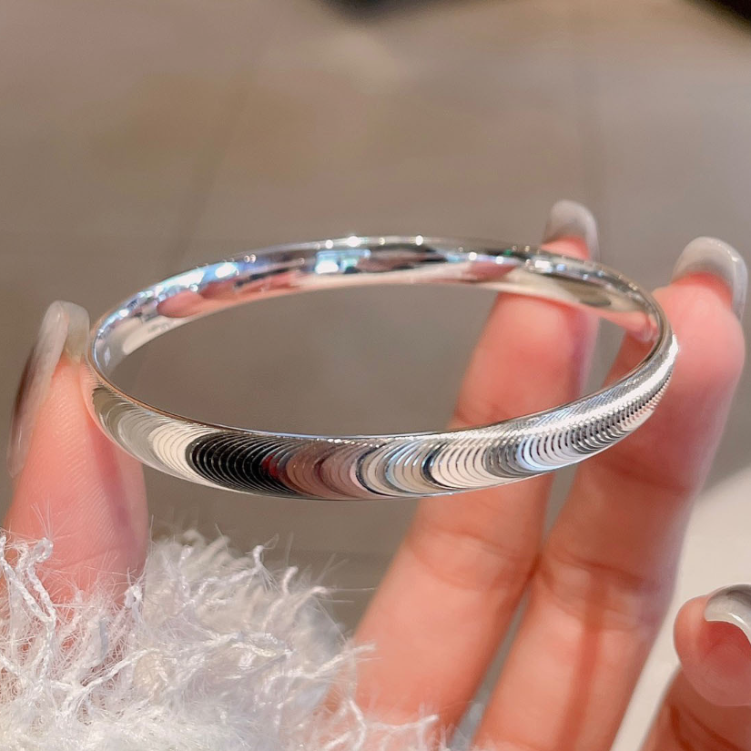 Cat's Eye Electroplated Bracelet Retro Geometric Design
