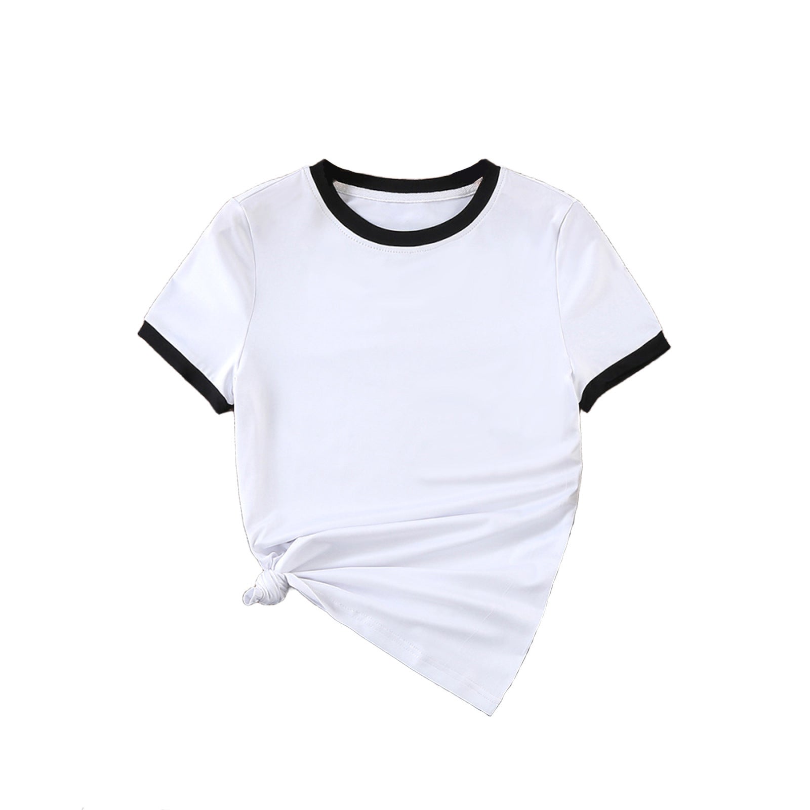 Women's Color Block T-shirt Casual Summer Top