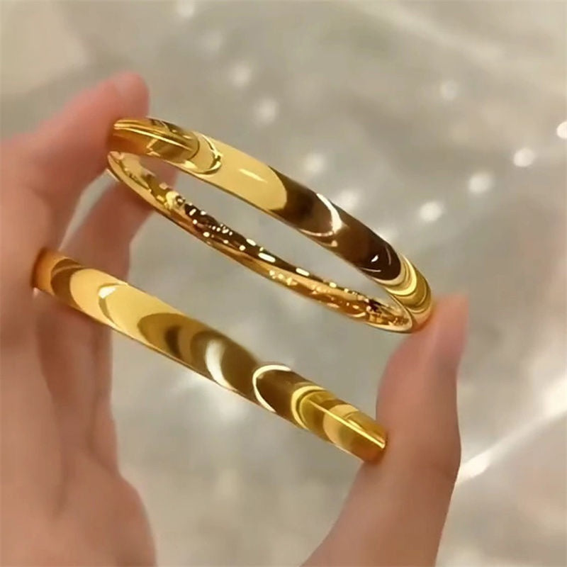 Cat's Eye Electroplated Bracelet Retro Geometric Design