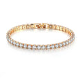 Round Zirconia Tennis Chain Bracelet