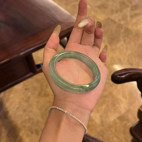 Green Floral Metal Bracelet