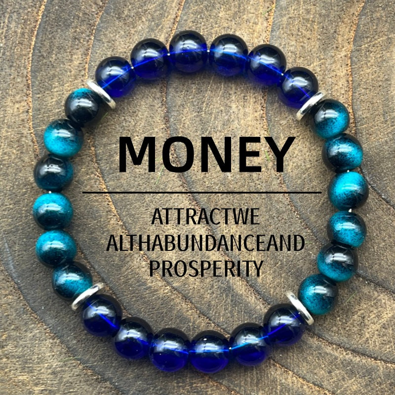 Amethyst Tiger Eye Stone Bracelet