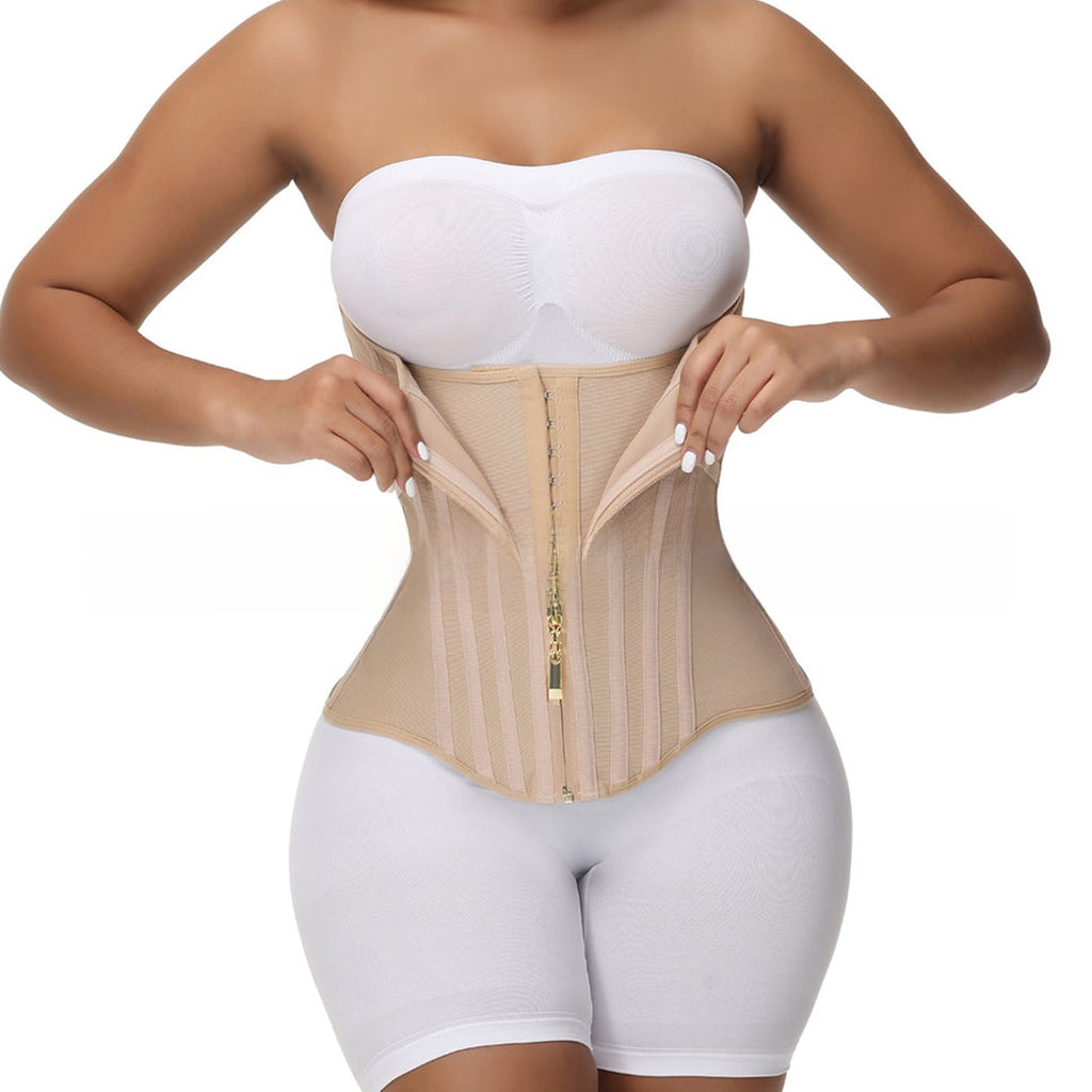 Mesh Waist Shaper with Inner Hooks
