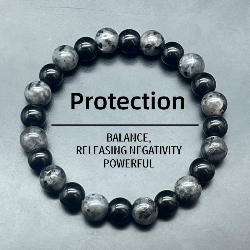 Amethyst Tiger Eye Stone Bracelet