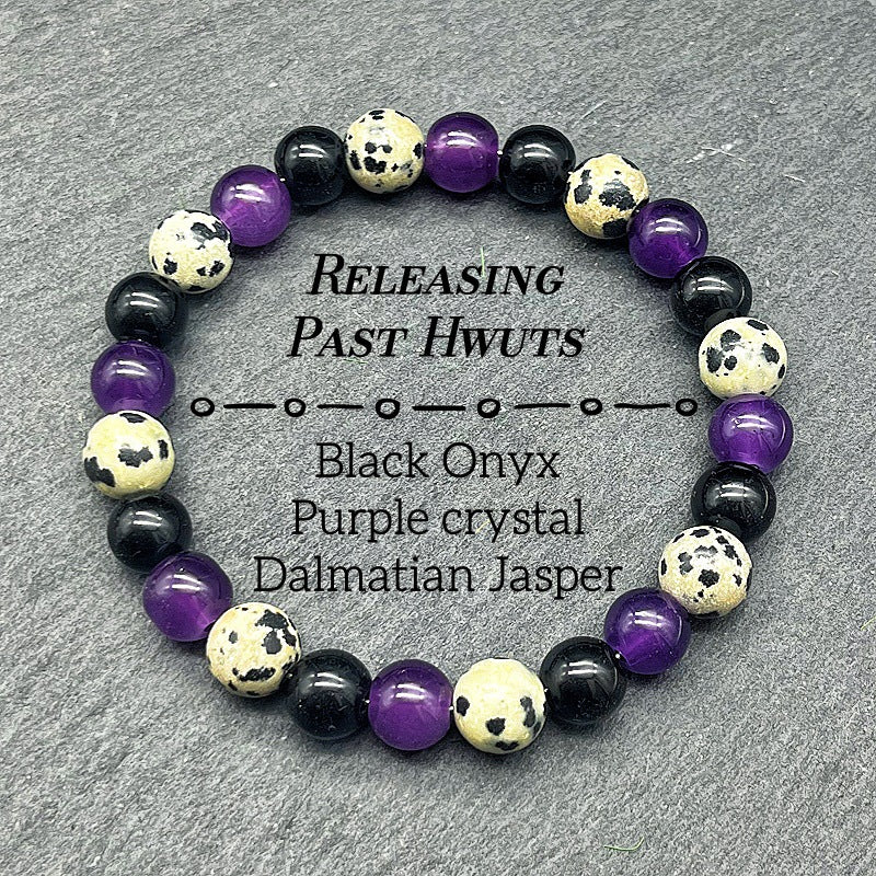 Amethyst Tiger Eye Stone Bracelet