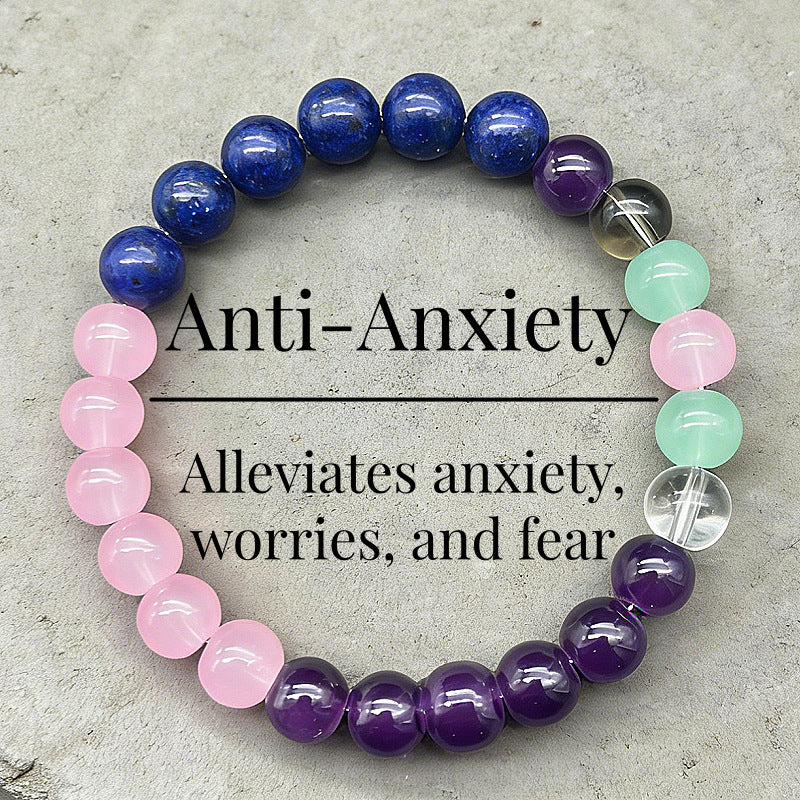 Amethyst Tiger Eye Stone Bracelet