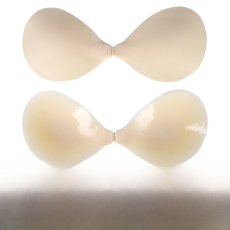 Spot Wholesale Solid Silicone Breast Patch Invisible Traceless Ultra-Thin Breast Patch Push-Up Bra for Wedding Slings