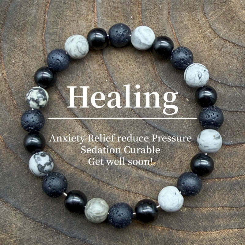 Amethyst Tiger Eye Stone Bracelet