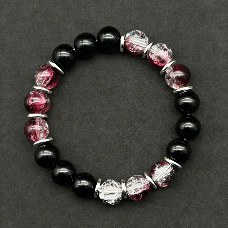 Amethyst Tiger Eye Stone Bracelet