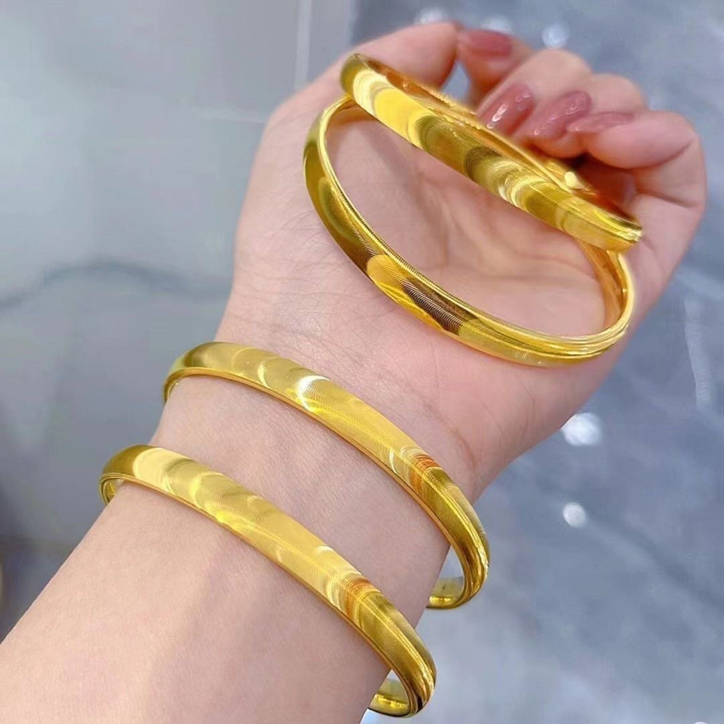 Cat's Eye Electroplated Bracelet Retro Geometric Design