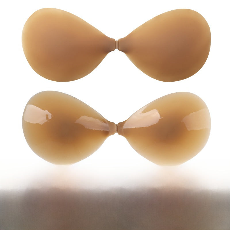 Spot Wholesale Solid Silicone Breast Patch Invisible Traceless Ultra-Thin Breast Patch Push-Up Bra for Wedding Slings